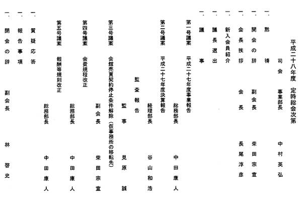 定時総会